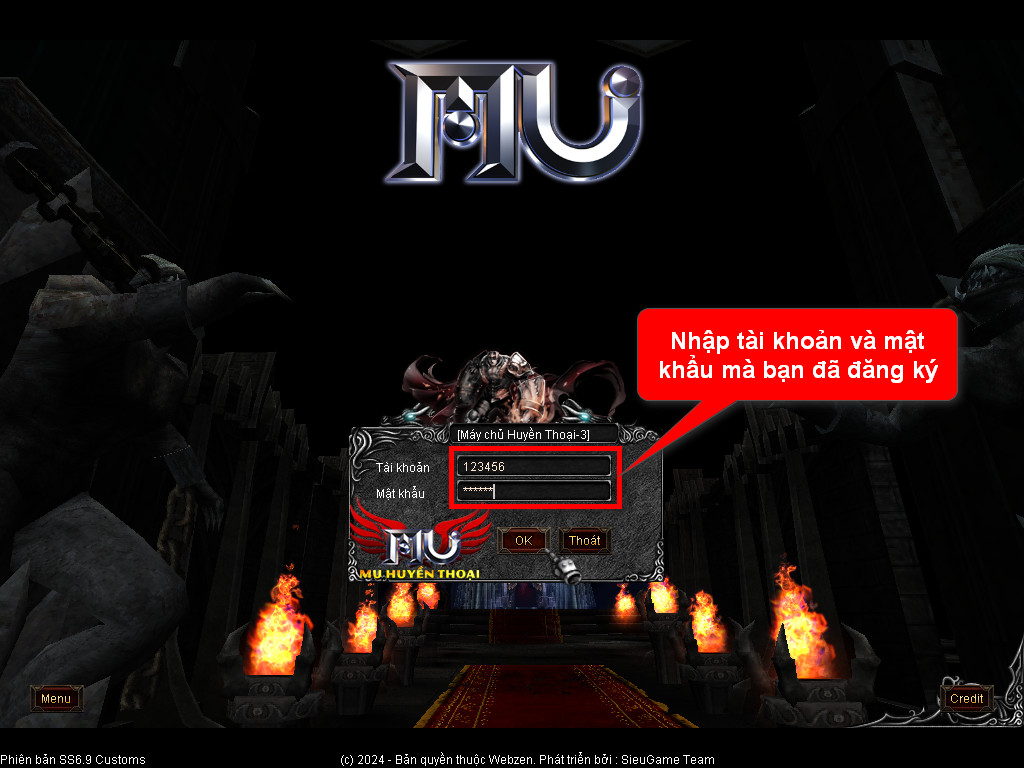 Chức năng chính của Game MU Thái Sơn