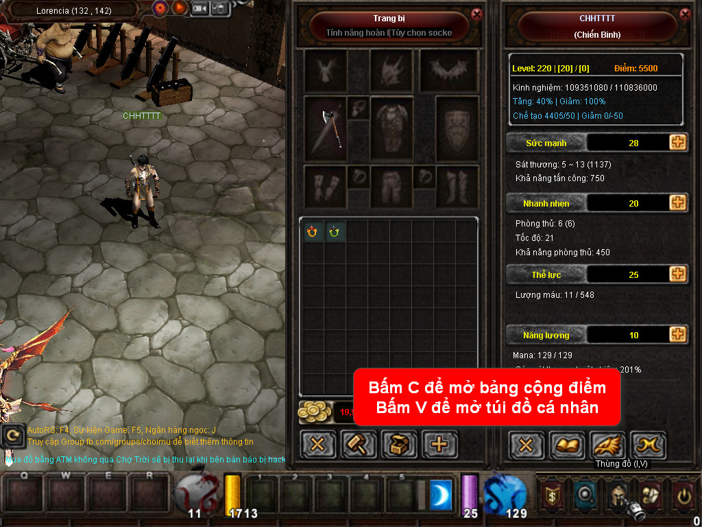 Chức năng chính của Game MU Thái Sơn